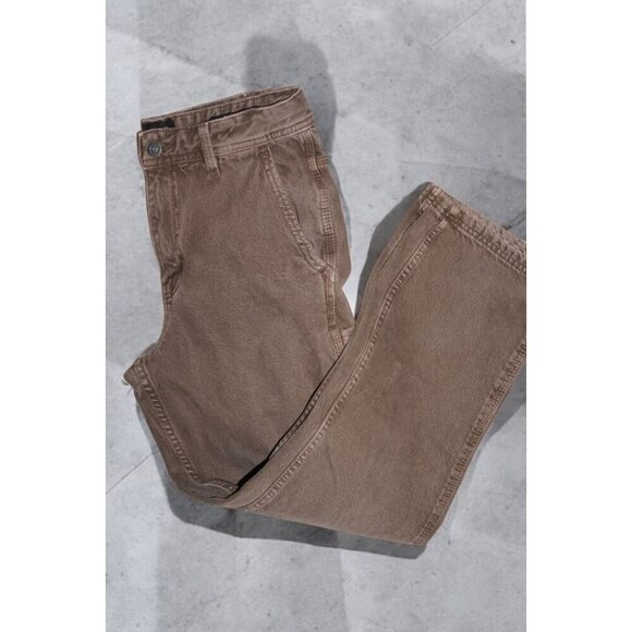 Cotton On Brown Baggy Utility Jeans - Size 28 - Picture 12 of 16